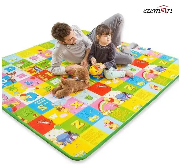 Baby Play Mat Waterproof -Non-Slip 2 Side Kids Playing  Mats