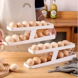 2 Tier Egg Dispenser For Refrigerator