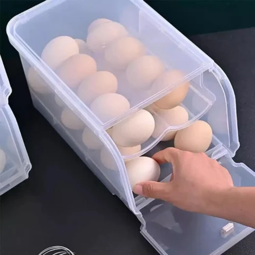 Egg Tray Rolling Storage Box