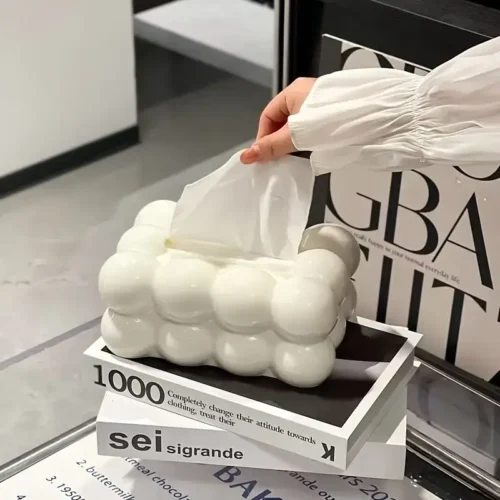 Cloud Design Tissue Box - Image 2