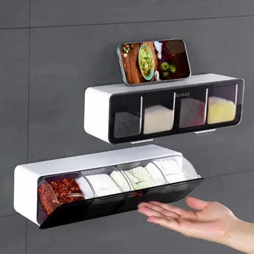 Seasoning Box Four Grid Wall Mounted online in pakistan