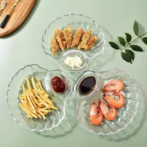 Shell Plastic Sauce Plate