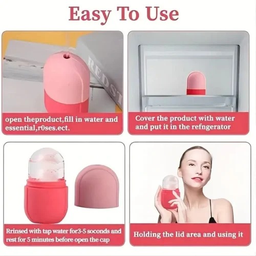 Silicone Ice Roller Face Massage - Image 3