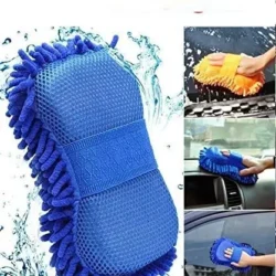 Ultra Fine Fiber Car Wash Sponge Cleaning Car Care Brush Washing Gloves