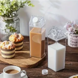 1pc Transparent Acrylic Water Bottle
