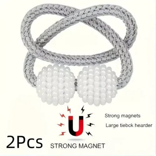 2pcs Magnetic Curtain Clip Pearl Balls