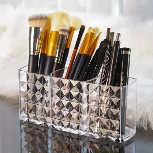 Acrylic Makeup Brush Holder