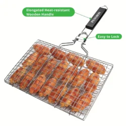 Collapsible Stainless Steel Grill Fish