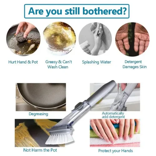 DishwashingBrushWithHandle