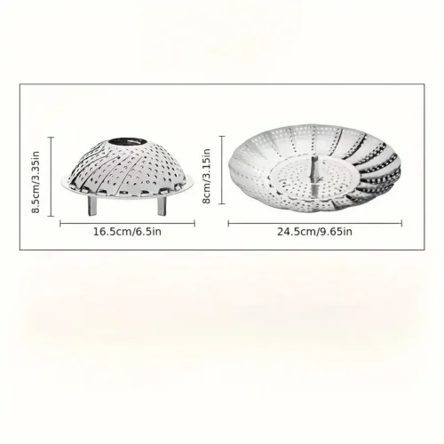 Expandable Stainless Steel Steamer Basket