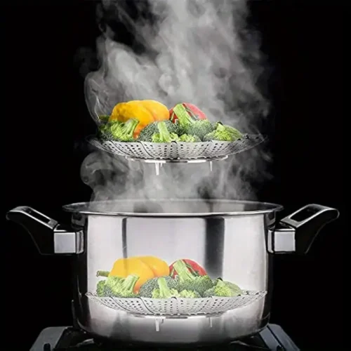 Expandable Stainless Steel Steamer Basket