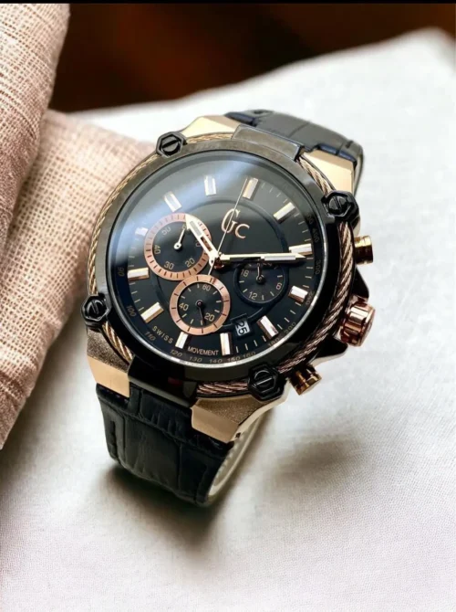 Gc Chronograph Strap Watch