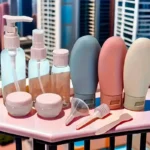 Portable Cosmetic Dispenser Set Travel Kit