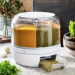 Round Rotatable Candy Snack Storage Jar