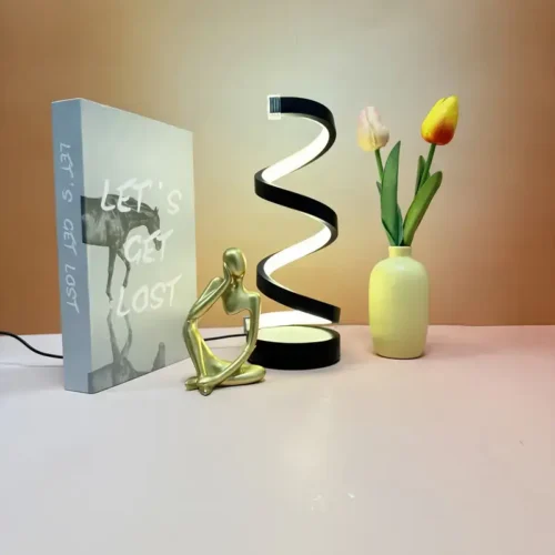 Spiral LED Table Lamps