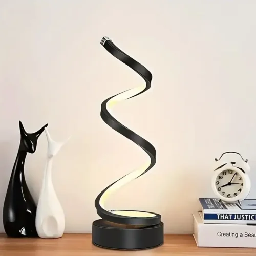 Spiral LED Table Lamps
