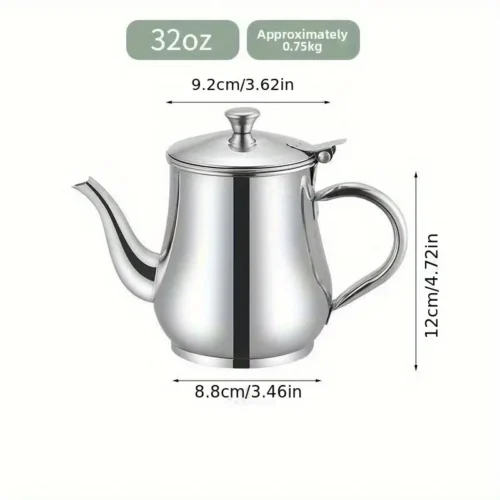 Stainless Steel Oilpot with Filter Screen