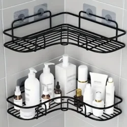 Wall-Mounted Corner Shelf for Bathroom