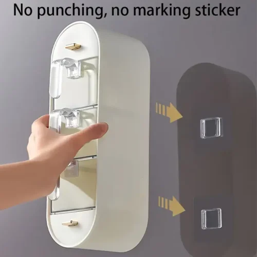 Wall-Mounted Spice Rack Organizers