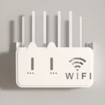 Wall-Mounted WiFi Router Storage Box