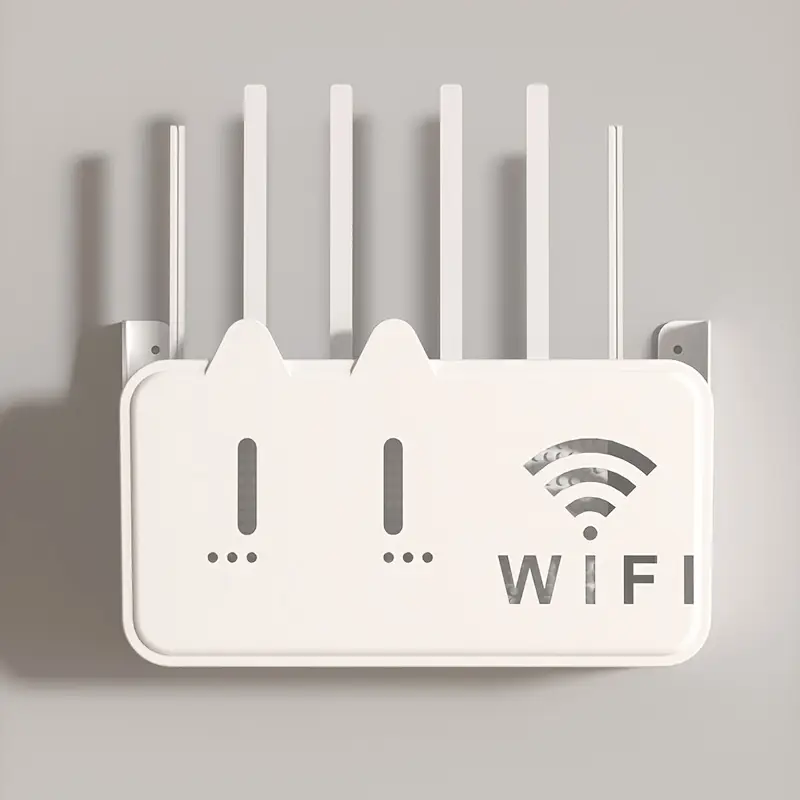 Wall-Mounted WiFi Router Storage Box
