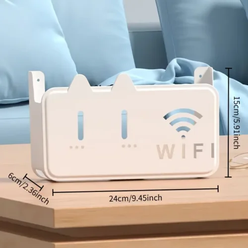 Wall-Mounted WiFi Router Storage Boxes
