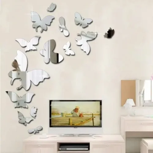 Butterfly Mirror Wall Sticker