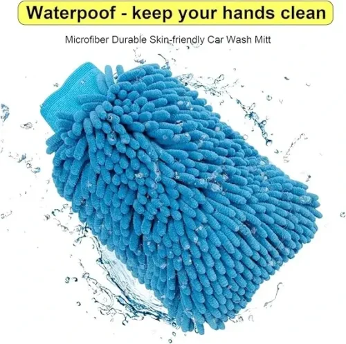 Microfiber Car Washer Cleaning Gloves Sponge