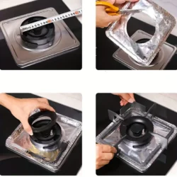 Gas Stove Oil-Proof Mat Aluminum Foil