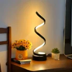 spiral bed lamp