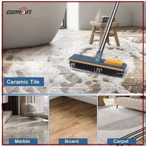 2 In 1 Floor Scrub Brush With Long Handles