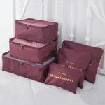 6-Piece Travel Packing Cube Set