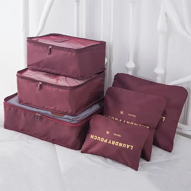 6-Piece Travel Packing Cube Set