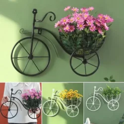 Bicycle Design Wall Basket For Home Decorations
