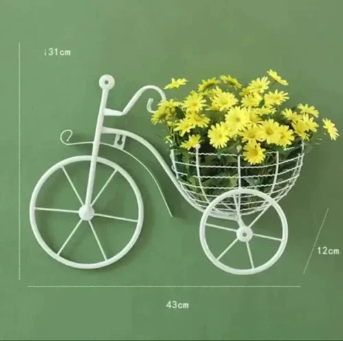 Bicycle Wall Basket Stand