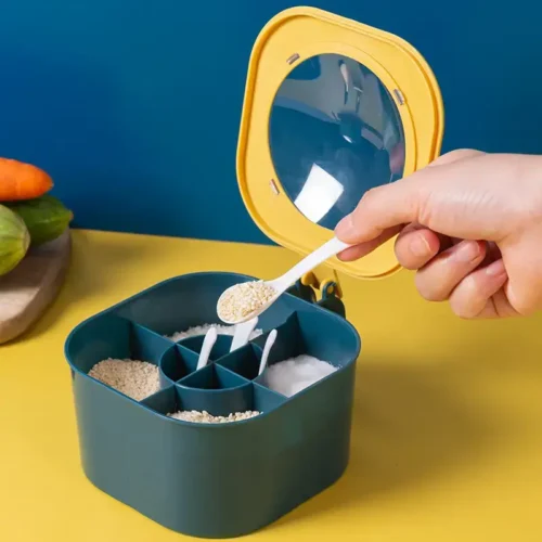 Capacity Seasoning Box Set Durable ABS Material Perfect for Home Kitchen Organization