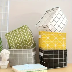 Foldable Unfinished Multi-Functional Storage Boxes