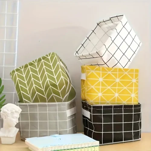 Foldable Unfinished Multi-Functional Storage Boxes