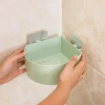 Multipurpose Plastic Kitchen Bathroom Shelf Wall Holder Storage Rack
