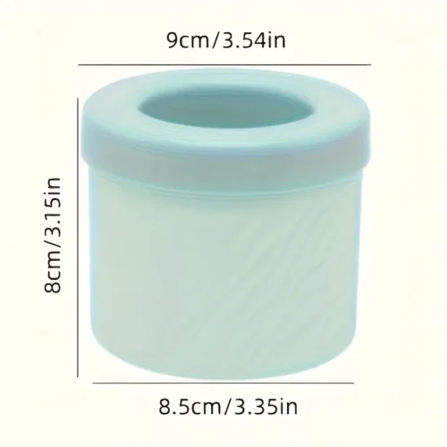 Silicone Ice Cube Tray Food Grade Round Cylinder Ice Mold Storage