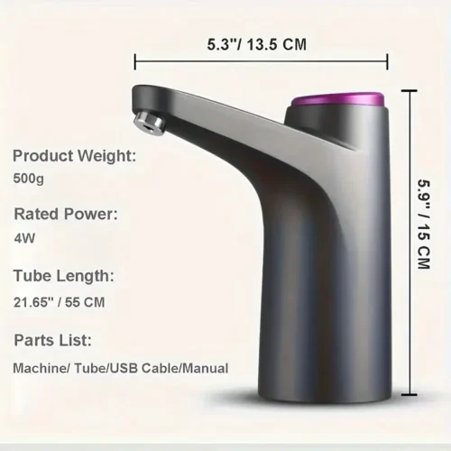 USB Rechargeable Electric Water Bottle