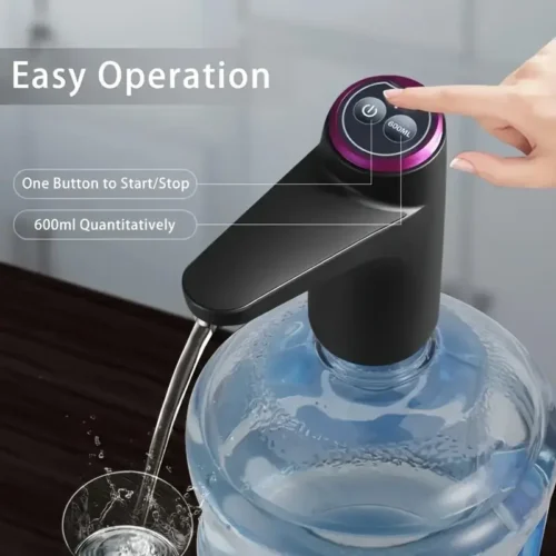 USB Rechargeable Electric Water Bottle Pump