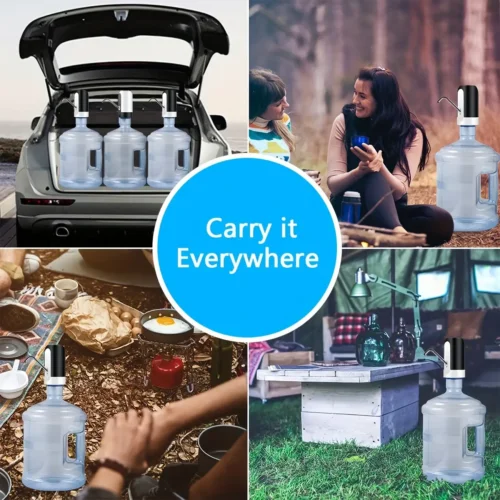 USB Rechargeable Electric Water Bottle Pump electric