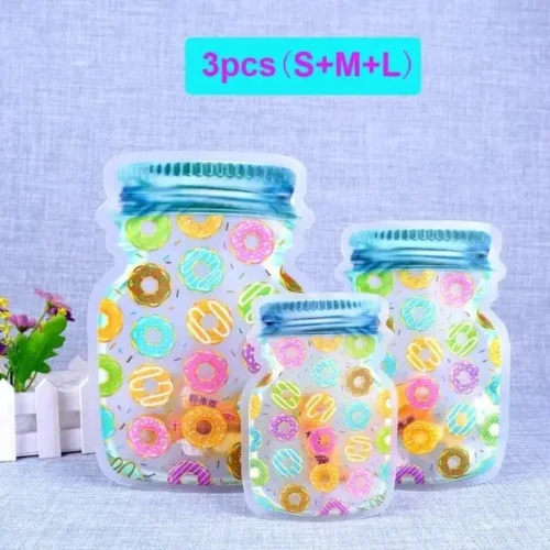 Proof Zip-Lock Food Storage Bags for Travel