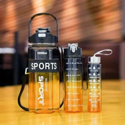 3 pcs water bottle