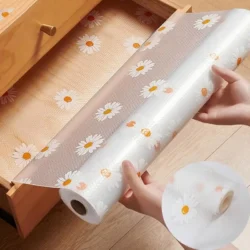 Anti-Slip Drawer Sunflower PVC Sheet Rolls