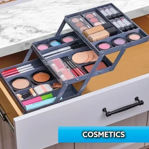 Folding makeup Drawer Organizer
