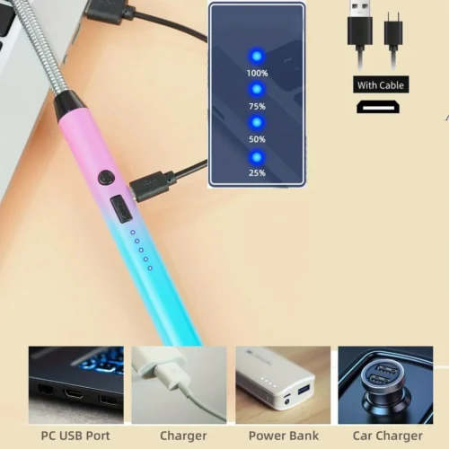 Electronic Lighter 1pc Aluminum
