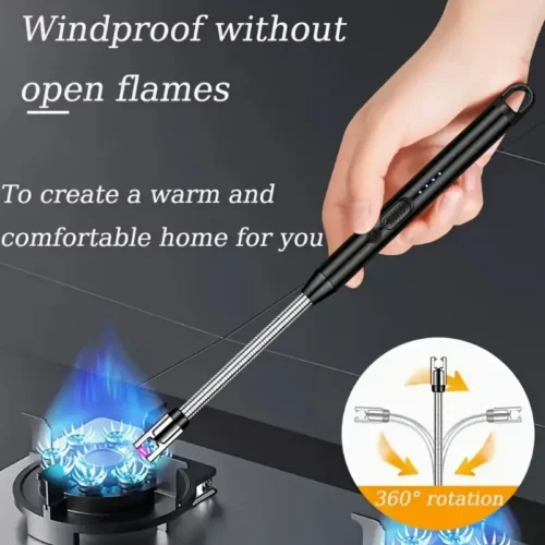Electronic Lighter 1pc Set Aluminum Alloy