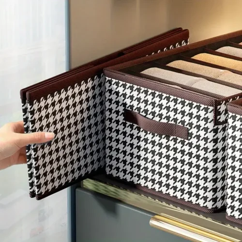 Foldable Canvas Clothes Drawer Organizer